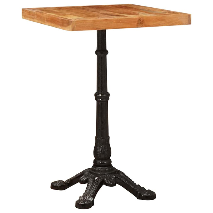 Bistrobord Brun 50 x 50 x 76 cm Massivt akacietræ