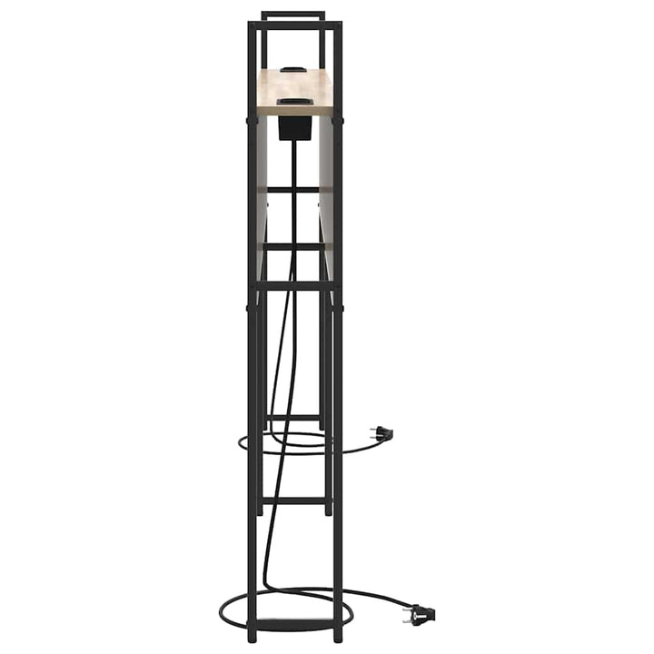 Opbevaringshovedgavl med Opladningsstation Sonoma-eg 180 cm