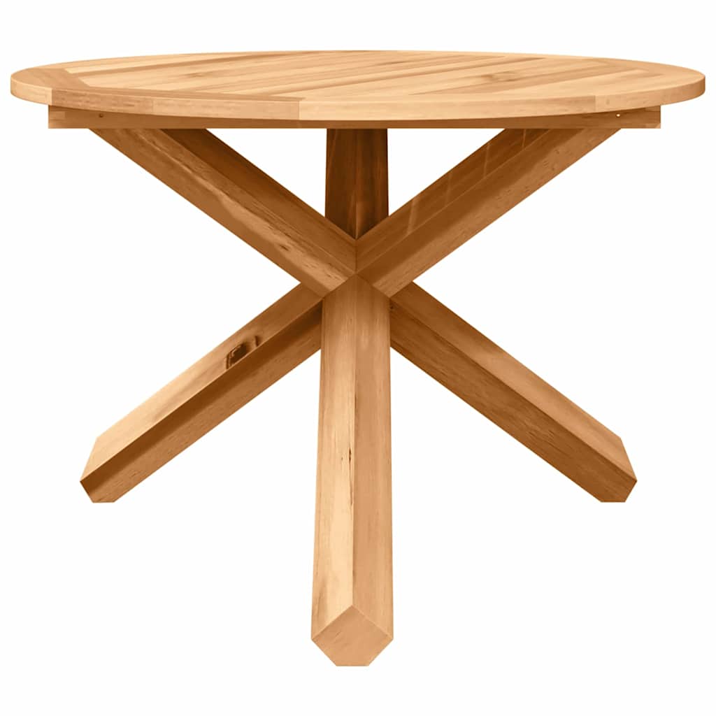 Have Spisebordssæt 3 pcs Brun Solid Akacietræ