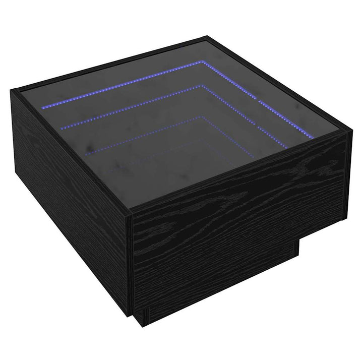 Sofabord Sort eg 50 x 50 x 30 cm Konstrueret træ