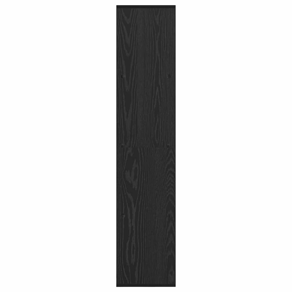 Bogskab Sort eg 137.5 x 29 x 137.5 cm Konstrueret træ