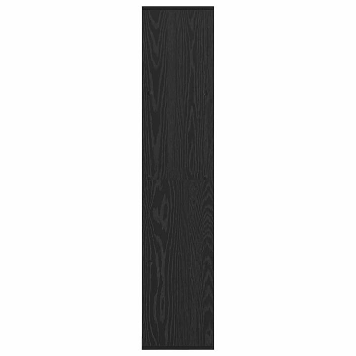 Bogskab Sort eg 137.5 x 29 x 137.5 cm Konstrueret træ