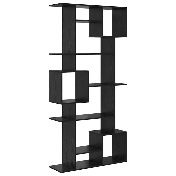 Bogskab Sort eg 92 x 29 x 188 cm Konstrueret træ