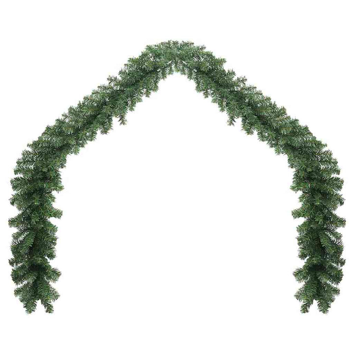 Julekrans 2 pcs Grøn 20 m PVC