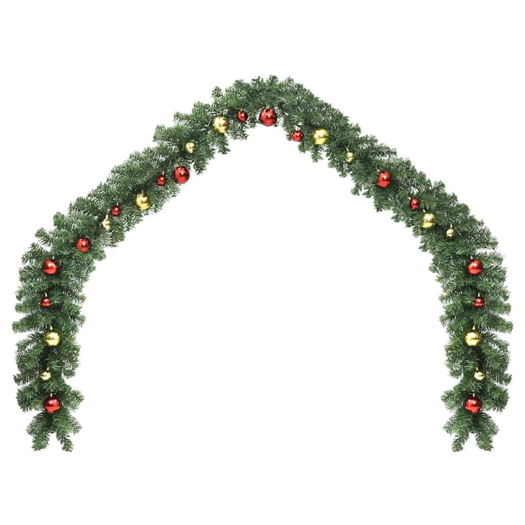 Julekrans med 600 LED'er 2 pcs Grøn PVC