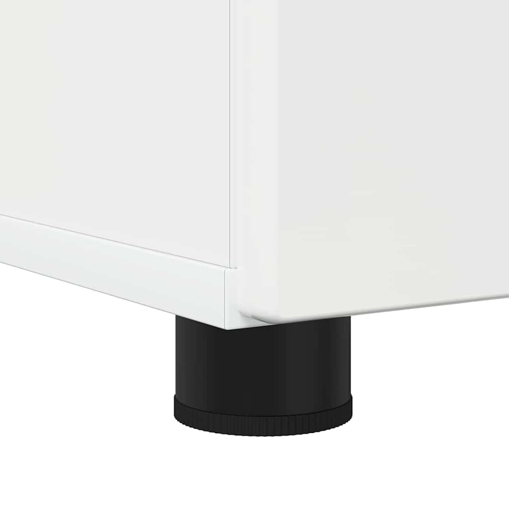 Badeværelsesmøbel sæt 3 pcs Hvid højglans 76,5 x 35 x 64 cm