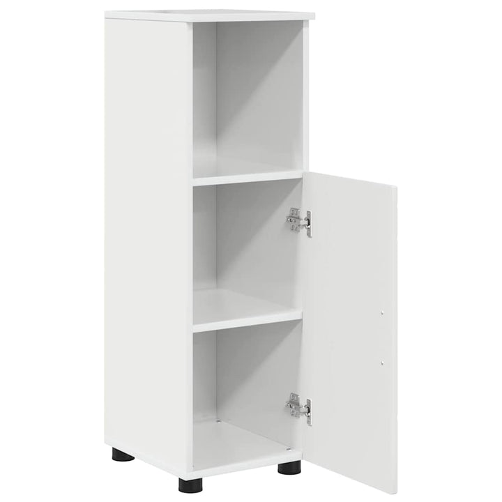 Badeværelsesmøbel sæt 3 pcs Hvid højglans 76,5 x 35 x 64 cm