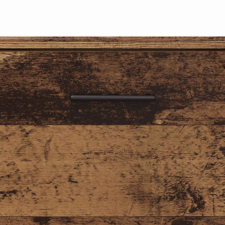 Badeværelsesmøbel sæt 3 pcs Gammelt træ 76,5 x 35 x 64 cm