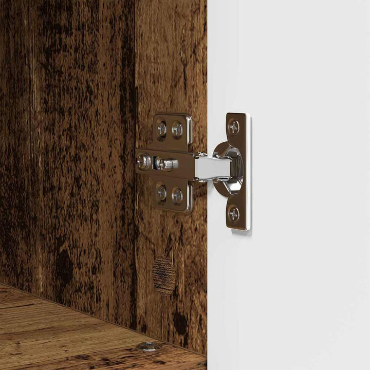Badeværelsesmøbel sæt 3 pcs Gammelt træ 76,5 x 35 x 64 cm