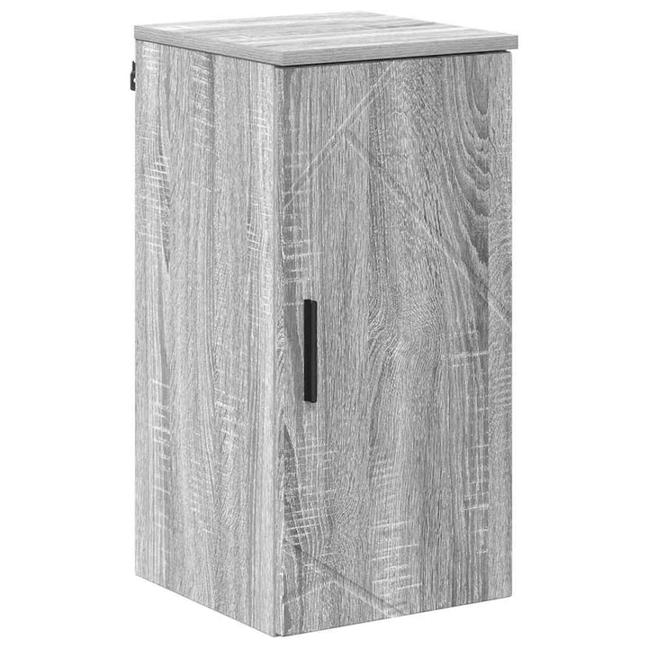 Badeværelsesmøbel sæt 5 pcs Grå sonoma-eg 30 x 35 x 192 cm