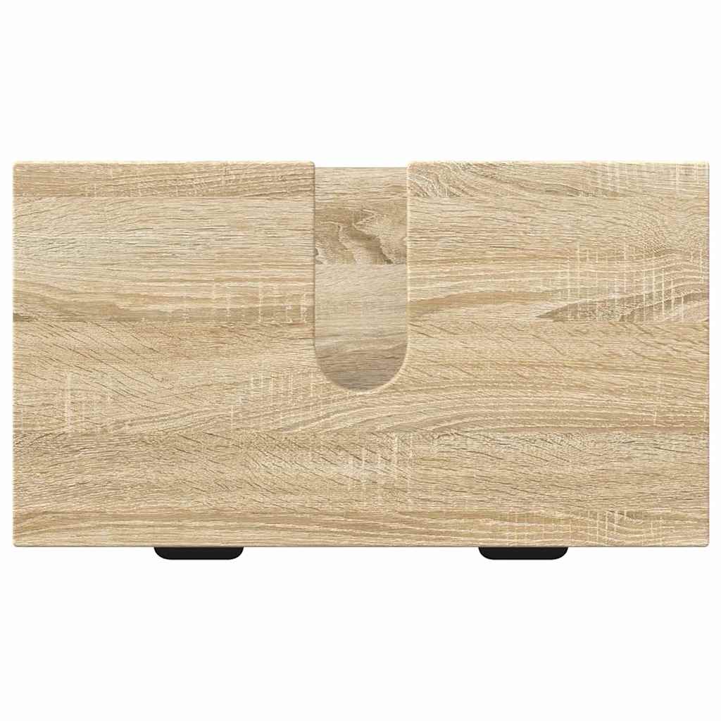 Badeværelsesmøbel sæt Plaid 2 pcs Sonoma-eg 39.5 x 36 x 88 cm