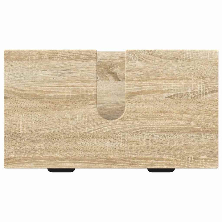 Badeværelsesmøbel sæt Plaid 2 pcs Sonoma-eg 39.5 x 36 x 88 cm