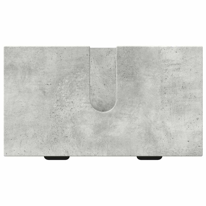 Badeværelsesmøbel sæt Plaid 2 pcs Betongrå 39.5 x 36 x 88 cm