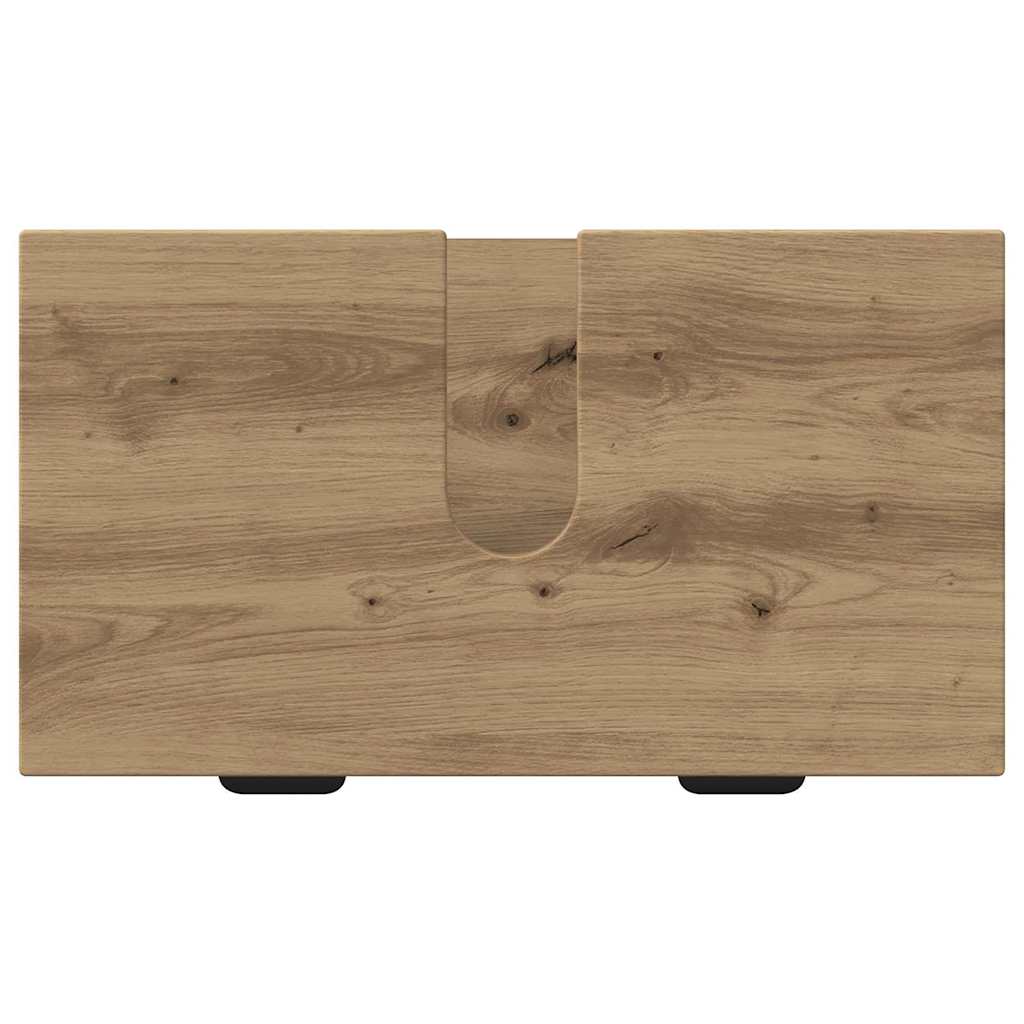 Badeværelsesmøbel sæt Plaid 2 pcs artisan eg 39.5 x 36 x 88 cm