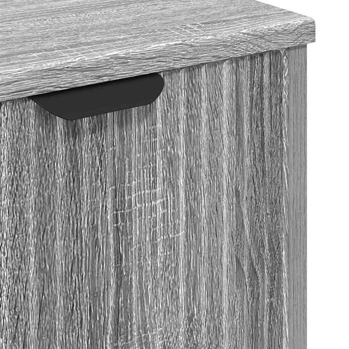Badeværelsesmøbel sæt 3 pcs Grå sonoma-eg 39.5 x 36 x 88 cm