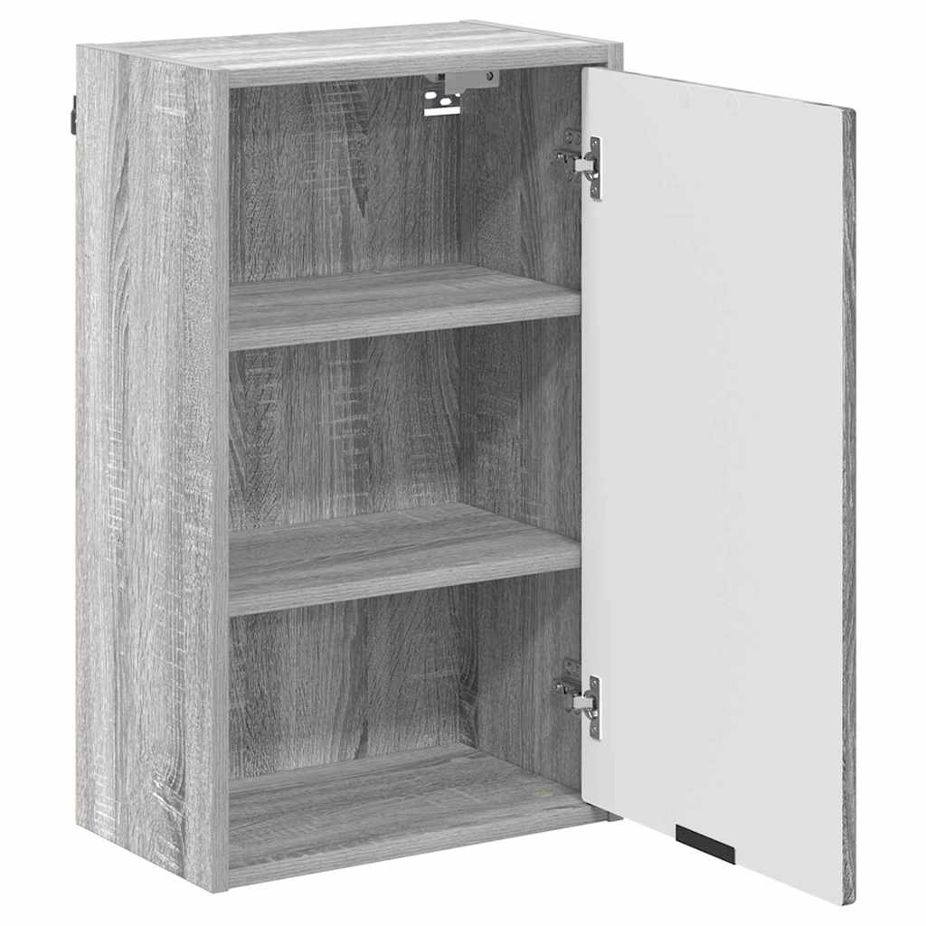 Badeværelsesmøbel sæt 3 pcs Grå sonoma-eg 39.5 x 36 x 88 cm