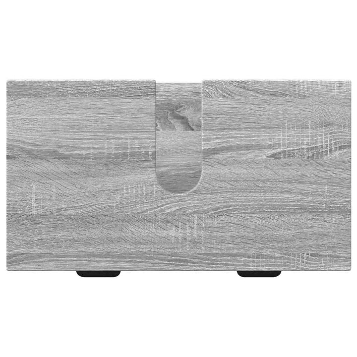 Badeværelsesmøbel sæt 3 pcs Grå sonoma-eg 39.5 x 36 x 88 cm