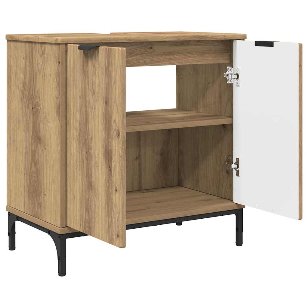 Badeværelsesmøbel sæt Plaid 3 pcs artisan eg 39.5 x 36 x 88 cm