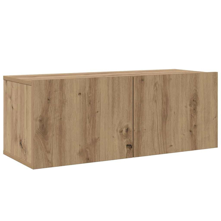 TV-skabssæt 4 pcs artisan eg 80 x 30 x 30 cm Konstrueret træ