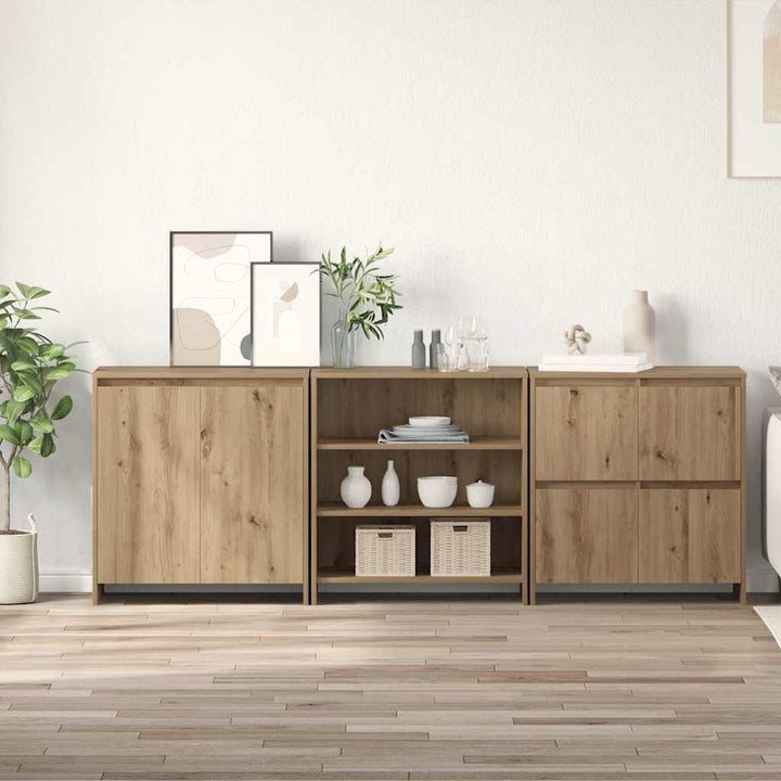 Sideboards 3 pcs artisan eg 70 x 41 x 75 cm Konstrueret træ