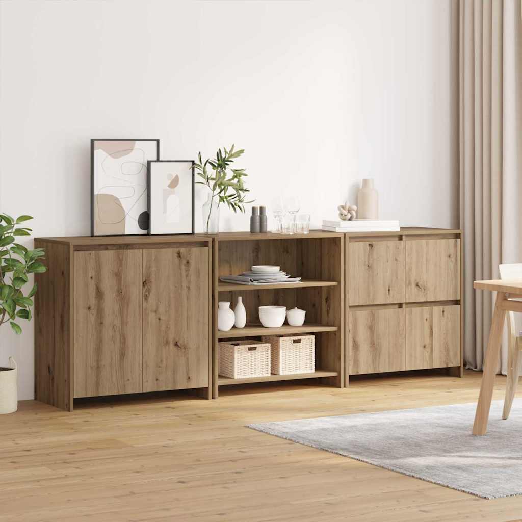 Sideboards 3 pcs artisan eg 70 x 41 x 75 cm Konstrueret træ