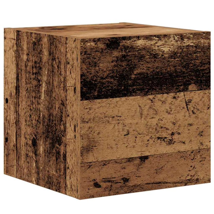TV-skabssæt 8 pcs Gammelt træ 30.5 x 30 x 60 cm Konstrueret træ