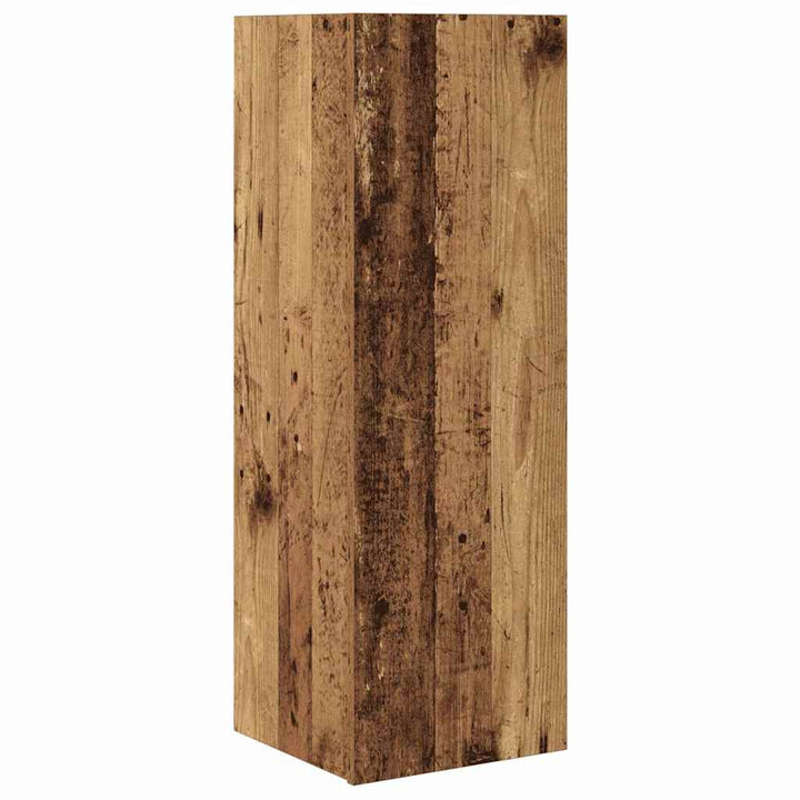 Væg TV Skab 4 pcs Gammelt træ 200 x 30 x 30 cm Ingeniørtræ