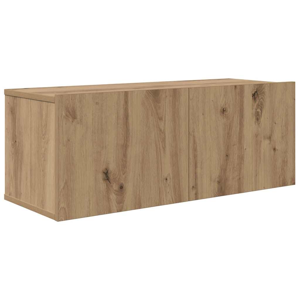 Væg TV Skab 4 pcs artisan eg 200 x 30 x 30 cm Ingeniørtræ