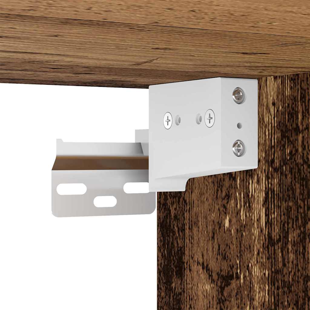 Badeværelsesmøbel sæt 3 pcs Gammelt træ 60 x 38.5 x 45 cm