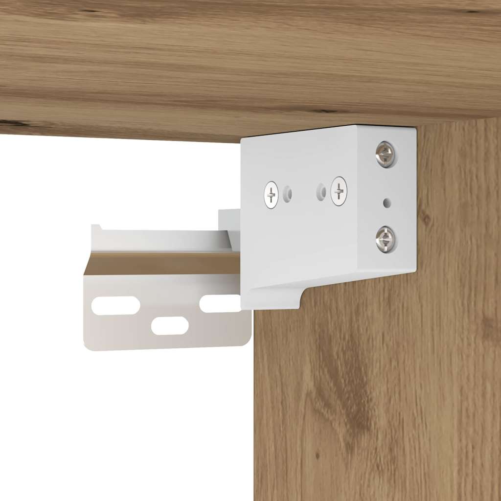 Badeværelsesmøbel sæt 3 pcs artisan eg 60 x 38.5 x 45 cm