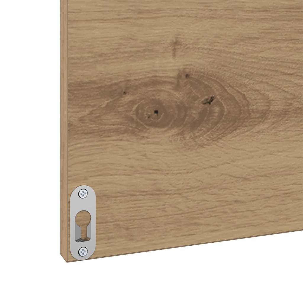 Badeværelsesmøbel sæt 3 pcs artisan eg 60 x 38.5 x 45 cm