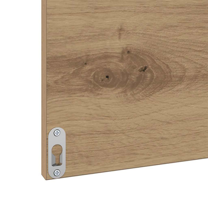 Badeværelsesmøbel sæt 3 pcs artisan eg 60 x 38.5 x 45 cm