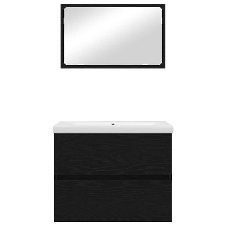 Badeværelsesmøbel sæt 3 pcs artisan eg 60 x 38.5 x 45 cm