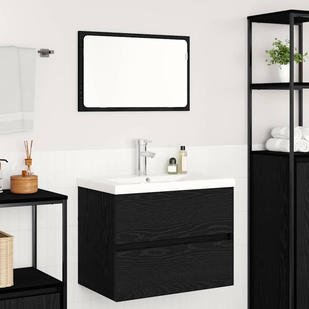 Badeværelsesmøbel sæt 3 pcs artisan eg 60 x 38.5 x 45 cm