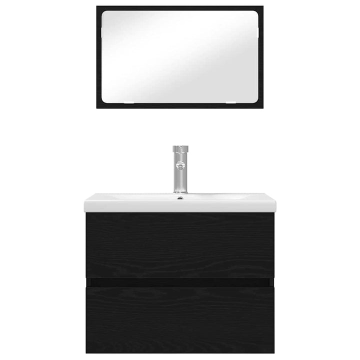 Badeværelsesmøbel sæt 3 pcs artisan eg 60 x 38.5 x 45 cm