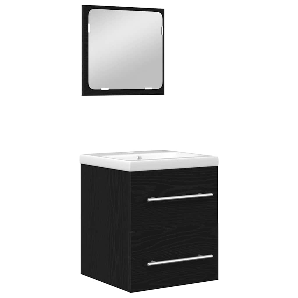 Badeværelsesmøbel sæt 2 pcs artisan eg 41 x 38.5 x 48 cm