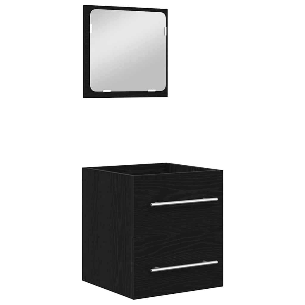 Badeværelsesmøbel sæt 2 pcs artisan eg 41 x 38.5 x 48 cm