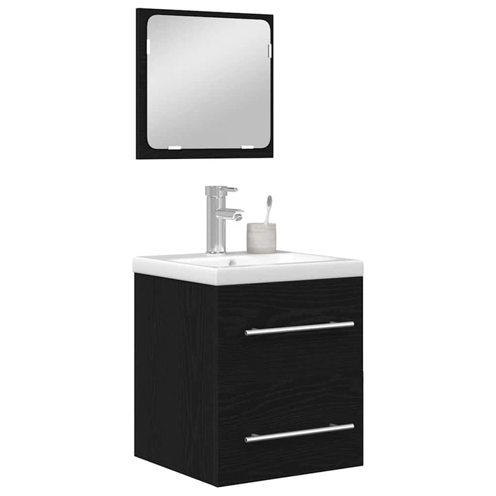Badeværelsesmøbel sæt 2 pcs artisan eg 41 x 38.5 x 48 cm