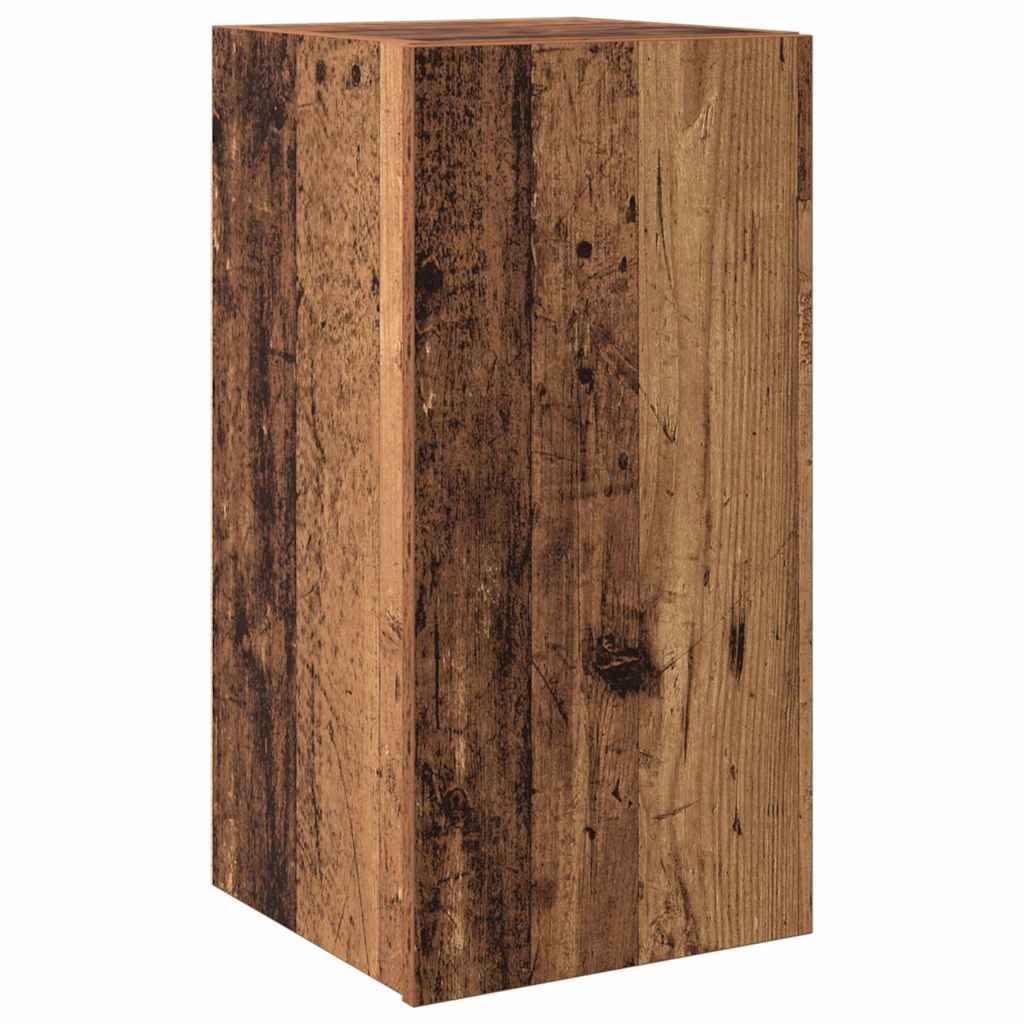 Tv-skabssæt 4 pcs Gammelt træ 30.5 x 30 x 60 cm Konstrueret træ