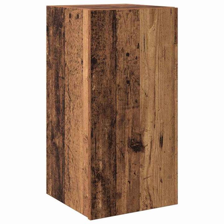 Tv-skabssæt 4 pcs Gammelt træ 30.5 x 30 x 60 cm Konstrueret træ