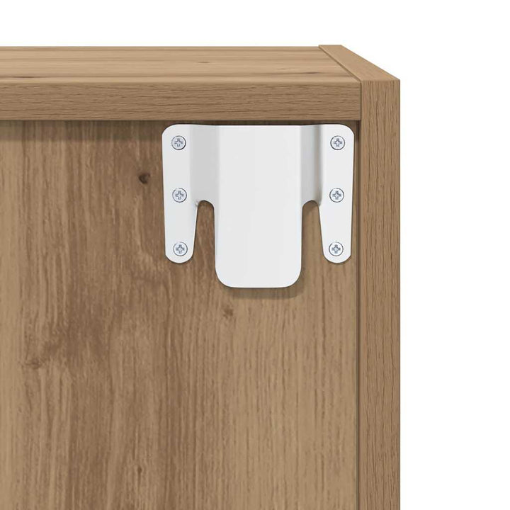 Væg TV Skab 4 pcs artisan eg 37 x 37 x 72 cm Konstrueret træ