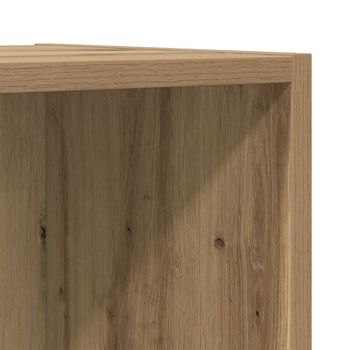 Væghængte TV skabe 2 pcs artisan eg 37 x 37 x 107 cm