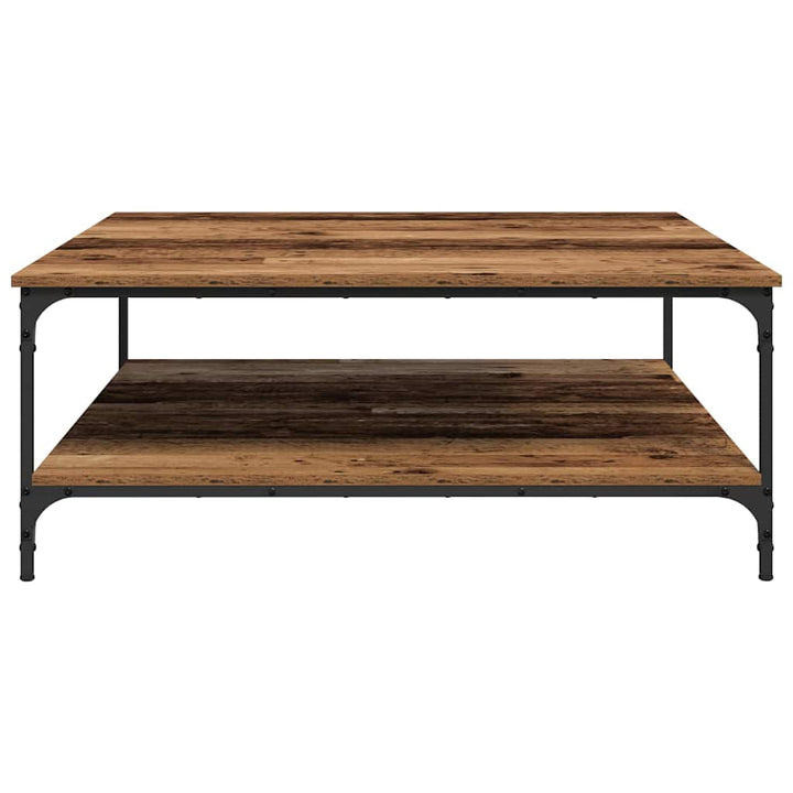 Sofabord Gammelt træ 100 x 100 x 40 cm Konstrueret træ