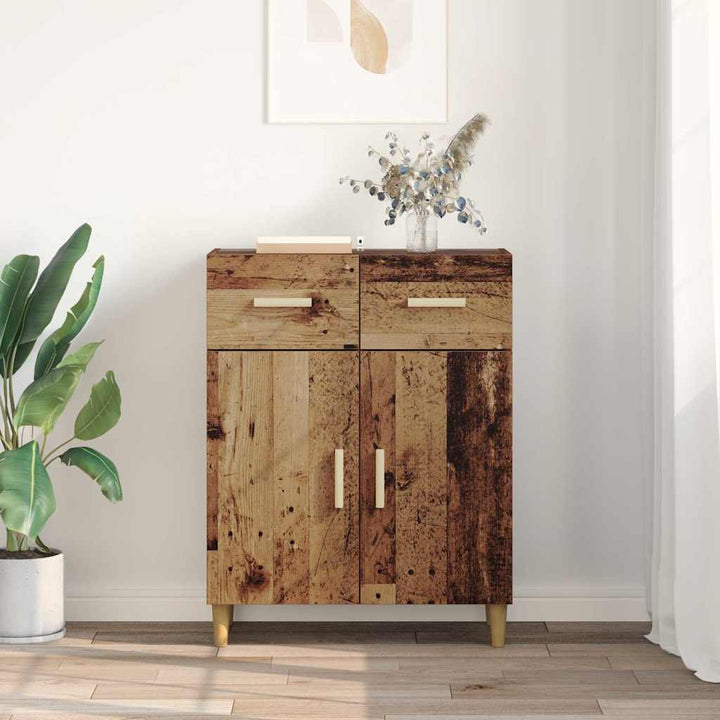 Sideboard Gammelt træ 34 x 69.5 x 89 cm Konstrueret træ