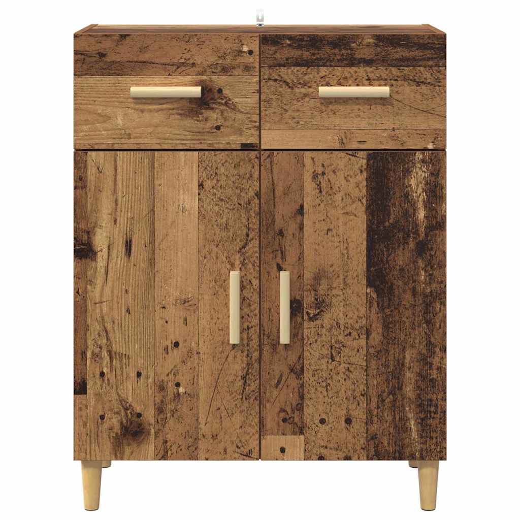 Sideboard Gammelt træ 34 x 69.5 x 89 cm Konstrueret træ