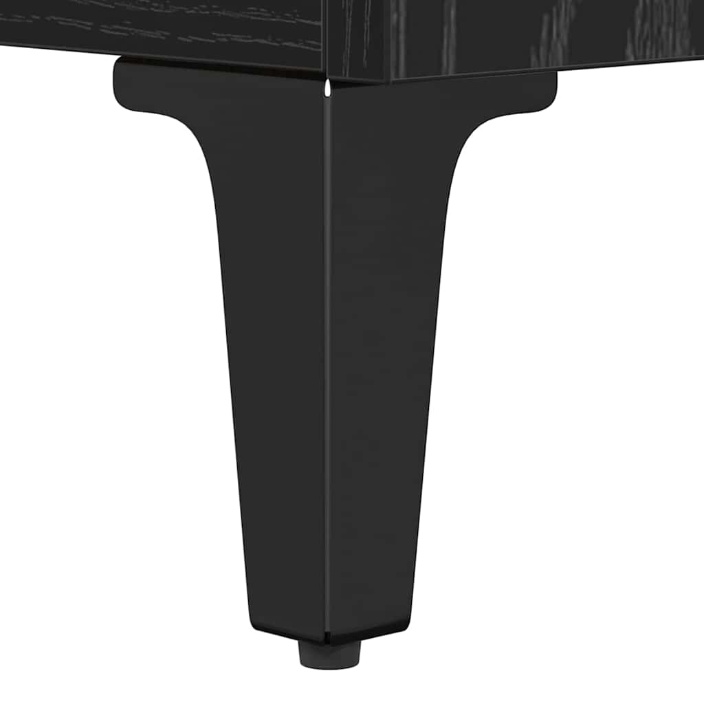 Sideboard Sort eg 34 x 90 x 80 cm Konstrueret træ