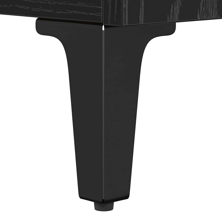 Sideboard Sort eg 34 x 90 x 80 cm Konstrueret træ