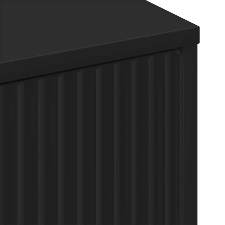 Sideboard Sort 69.5 x 33 x 82 cm Konstrueret træ