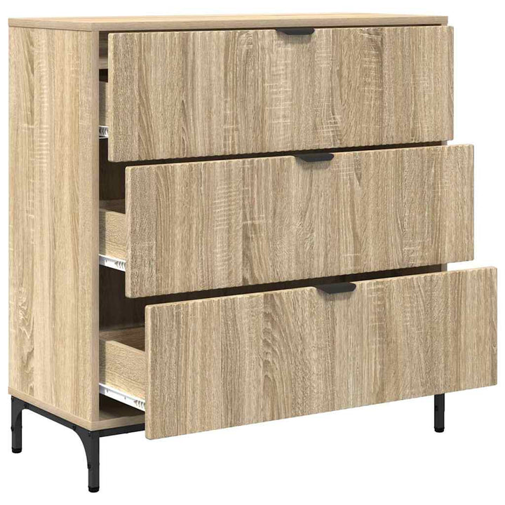 Sideboard Sonoma-eg 79,5 x 33 x 82 cm Konstrueret træ