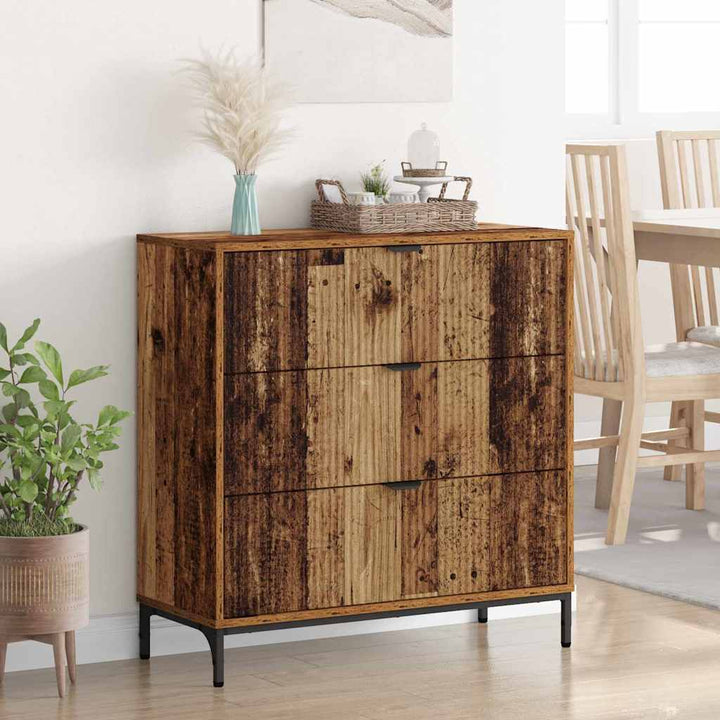 Sideboard Gammelt træ 79,5 x 33 x 82 cm Konstrueret træ